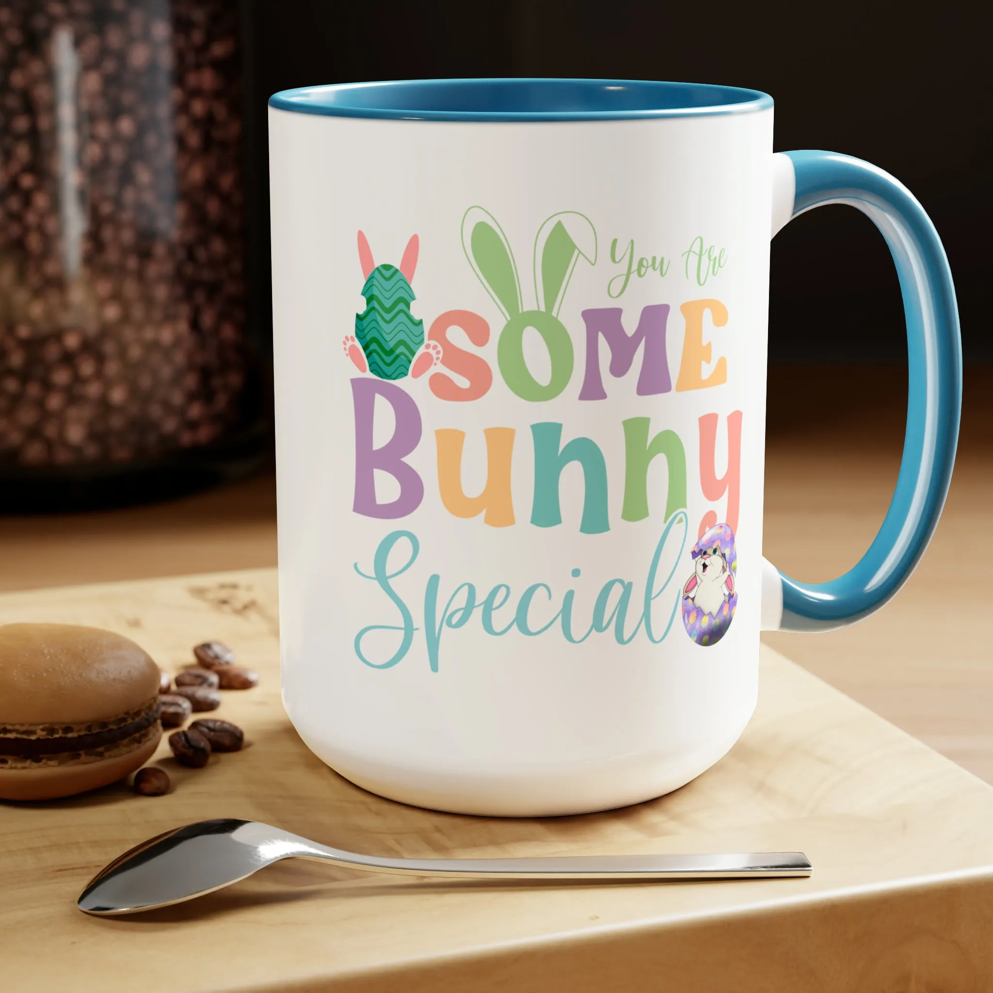 Some Bunny Special Two-Tone Coffee Mugs, 15oz