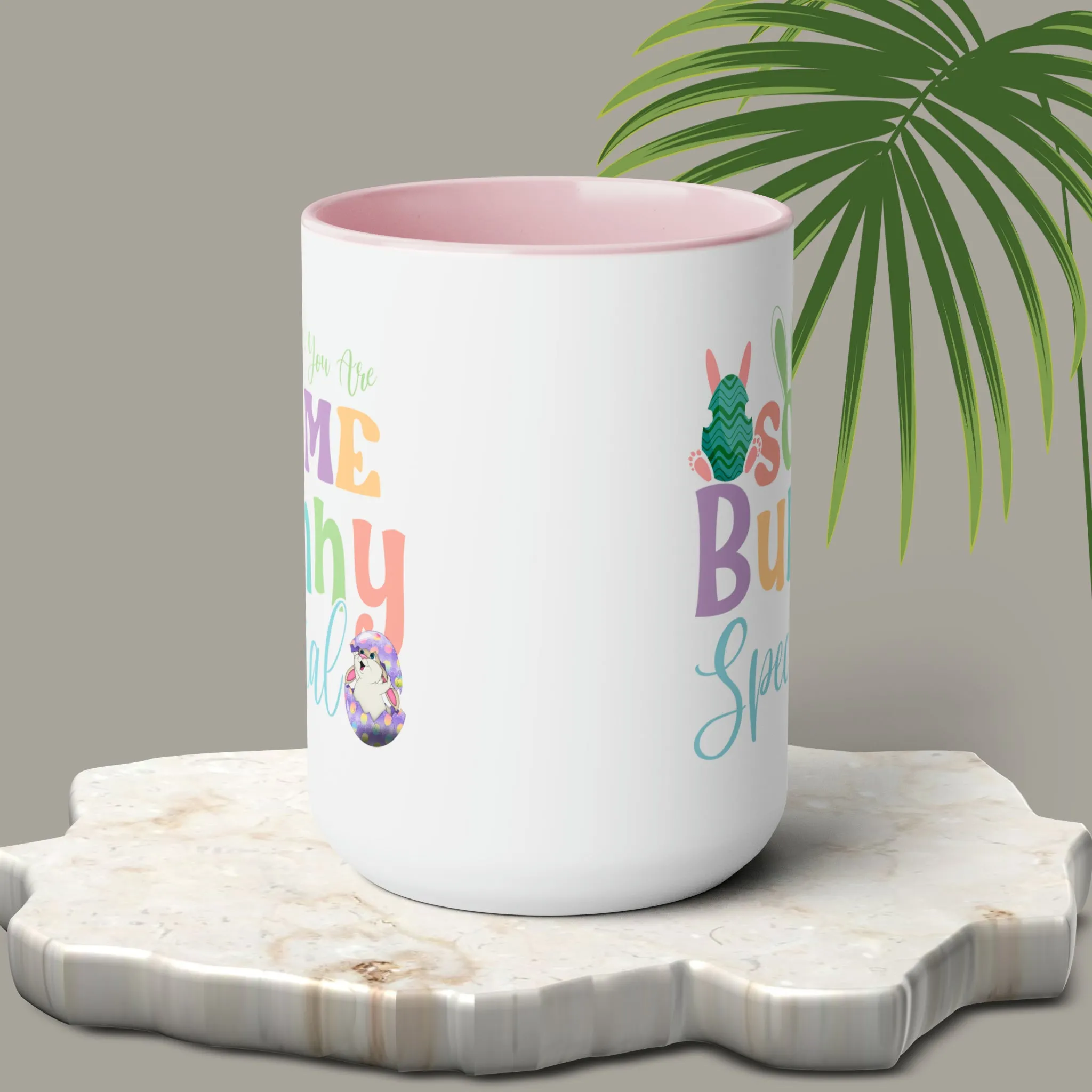 Some Bunny Special Two-Tone Coffee Mugs, 15oz