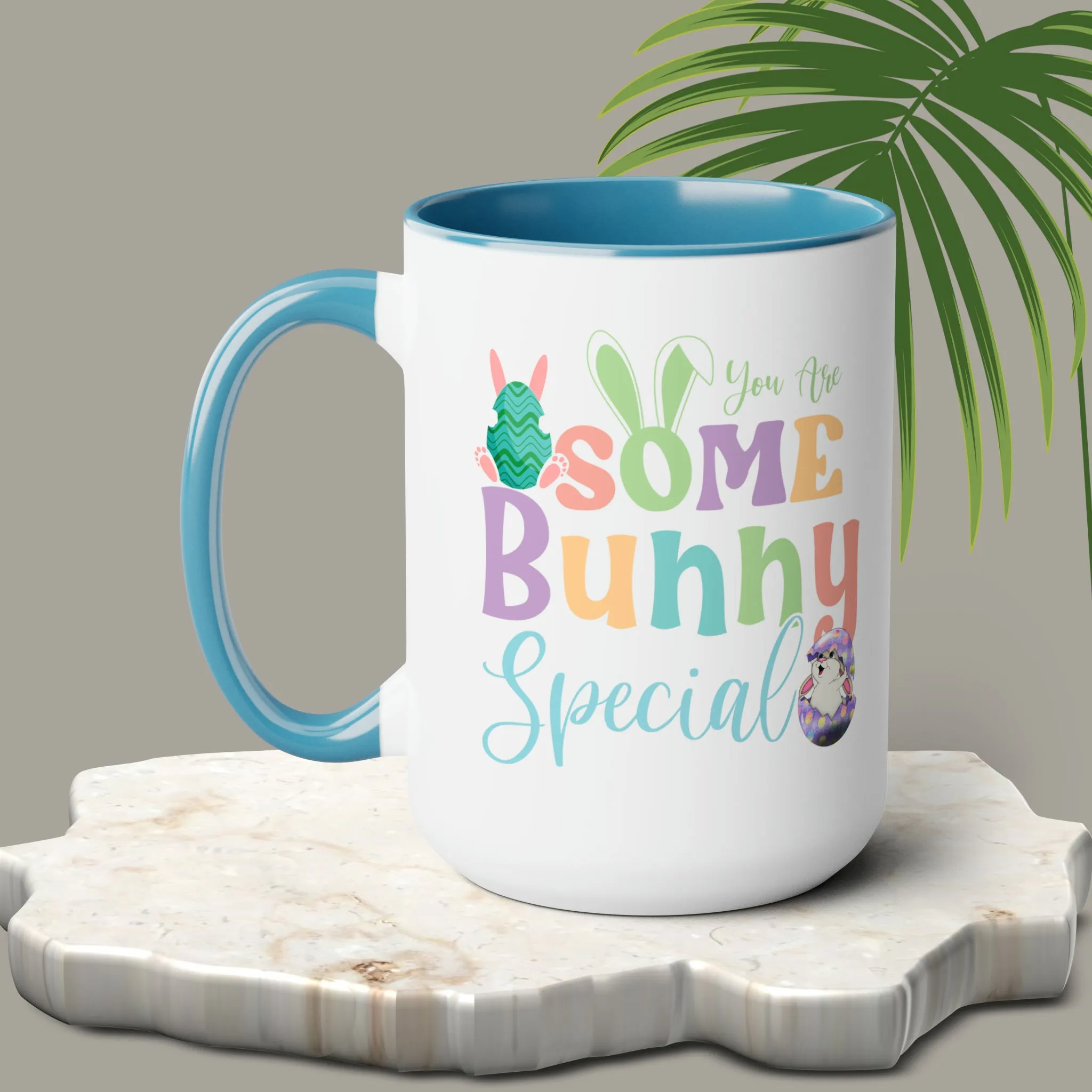 Some Bunny Special Two-Tone Coffee Mugs, 15oz