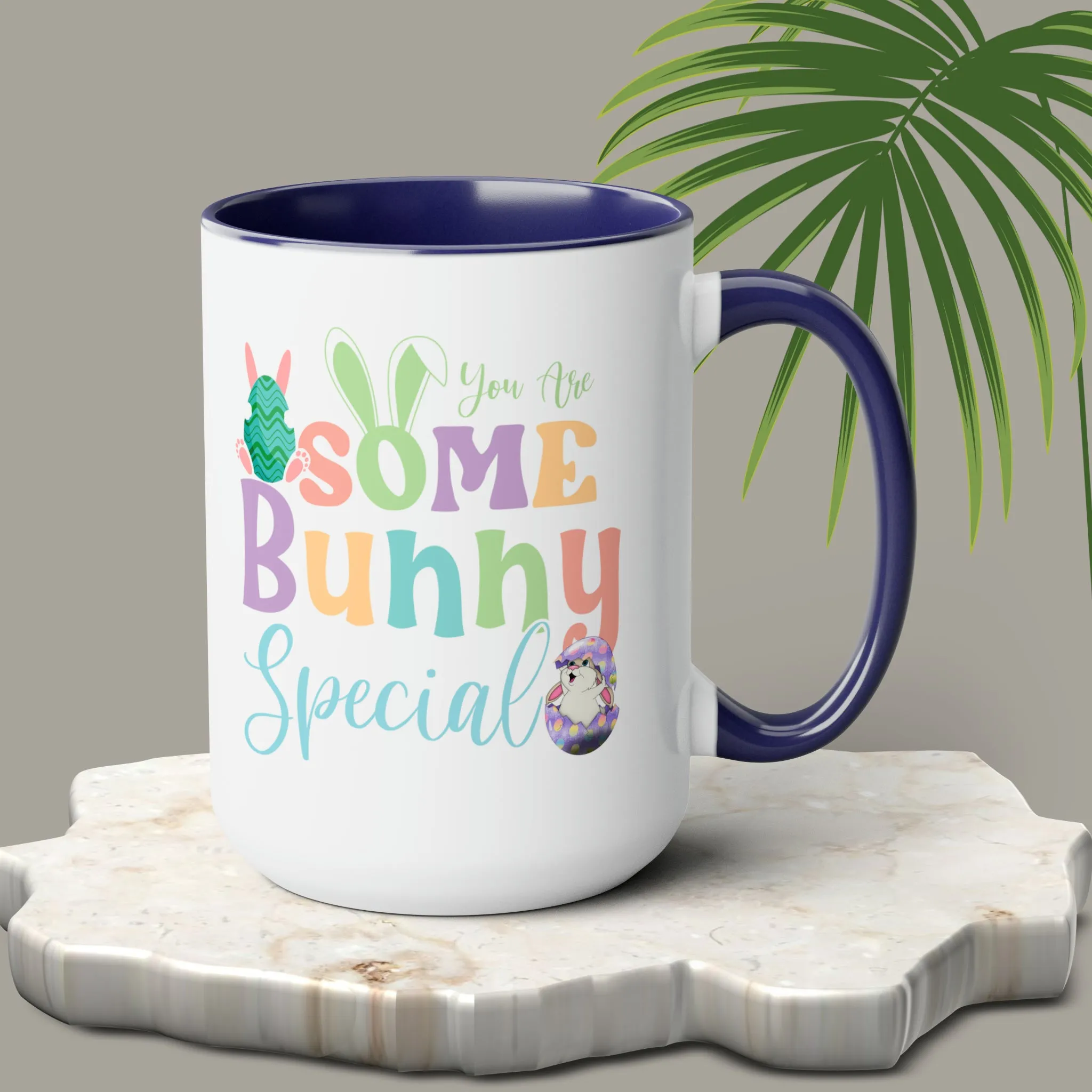 Some Bunny Special Two-Tone Coffee Mugs, 15oz