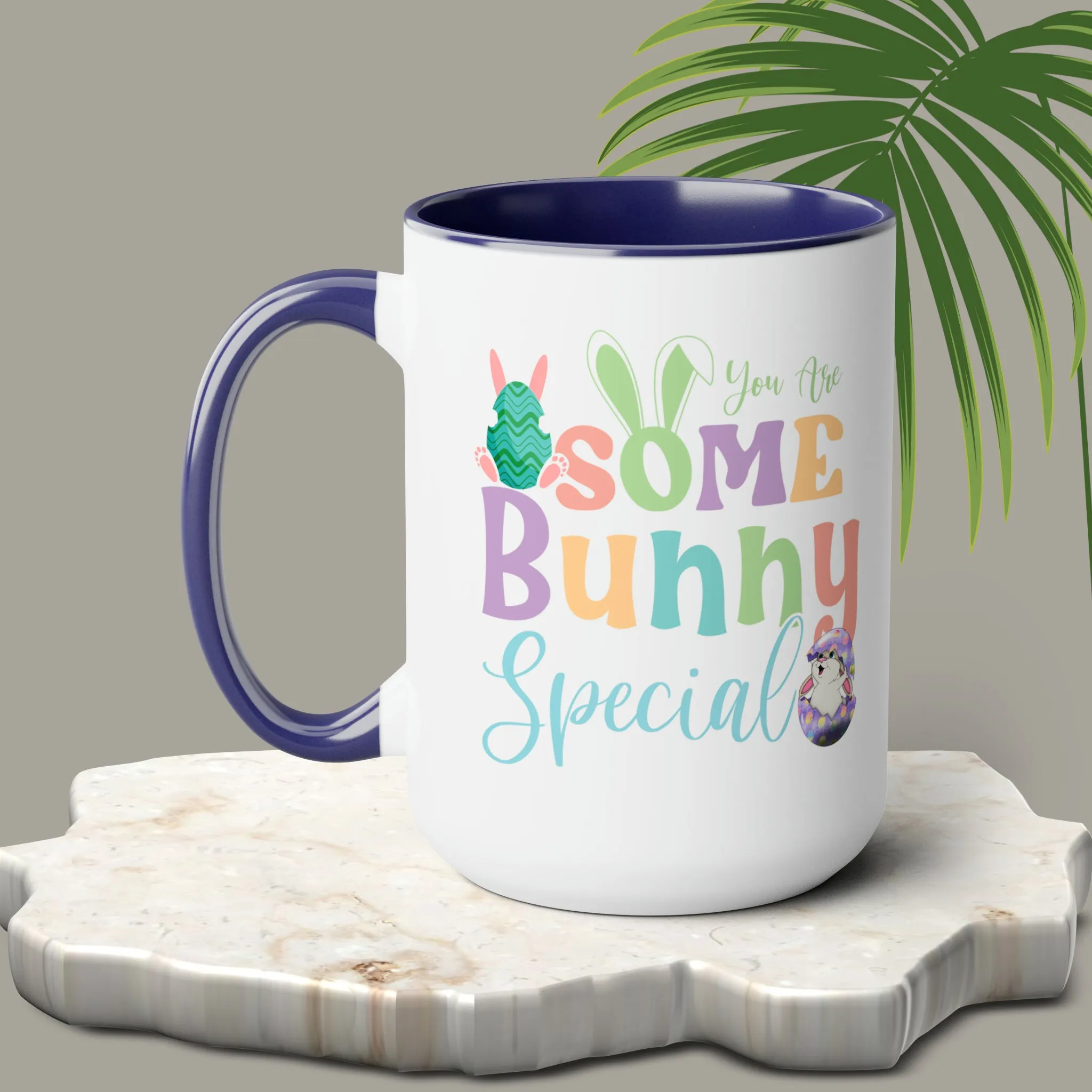 Some Bunny Special Two-Tone Coffee Mugs, 15oz