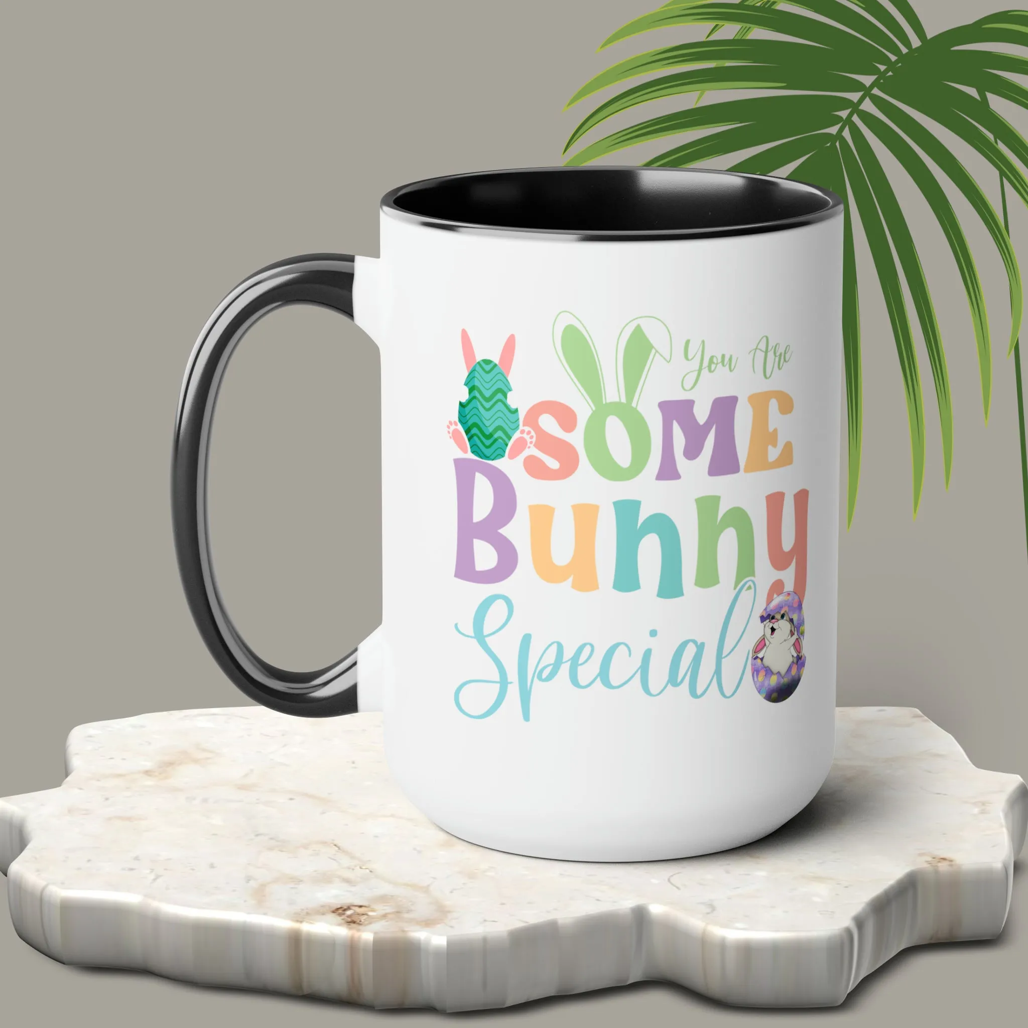 Some Bunny Special Two-Tone Coffee Mugs, 15oz