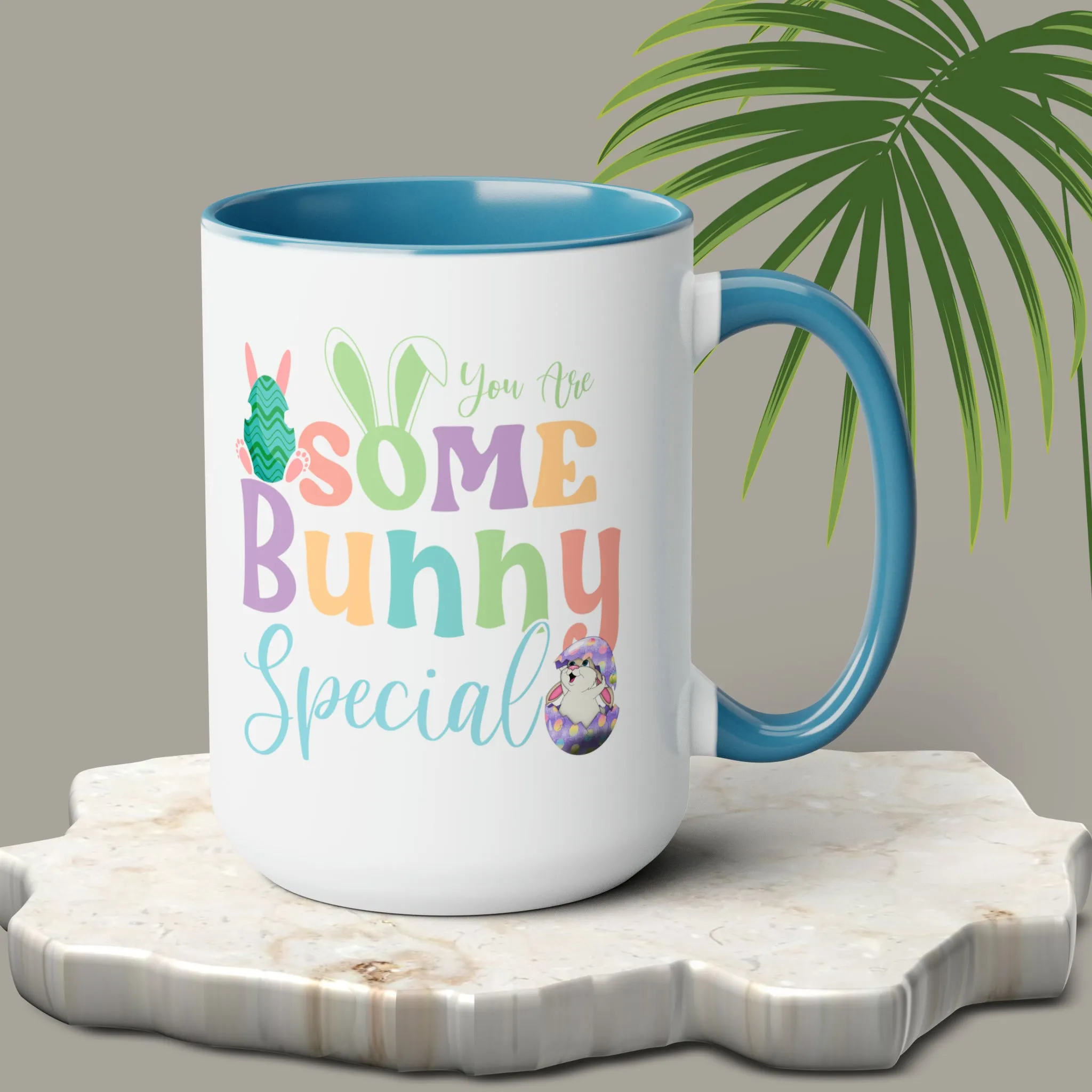 Some Bunny Special Two-Tone Coffee Mugs, 15oz