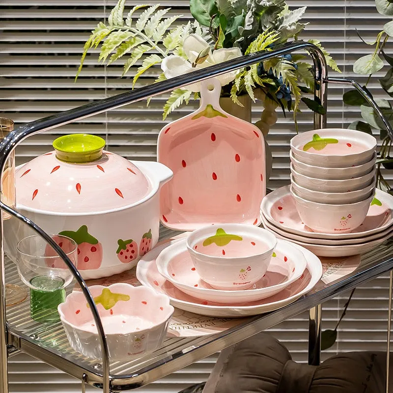 Strawberry Ceramic Tableware