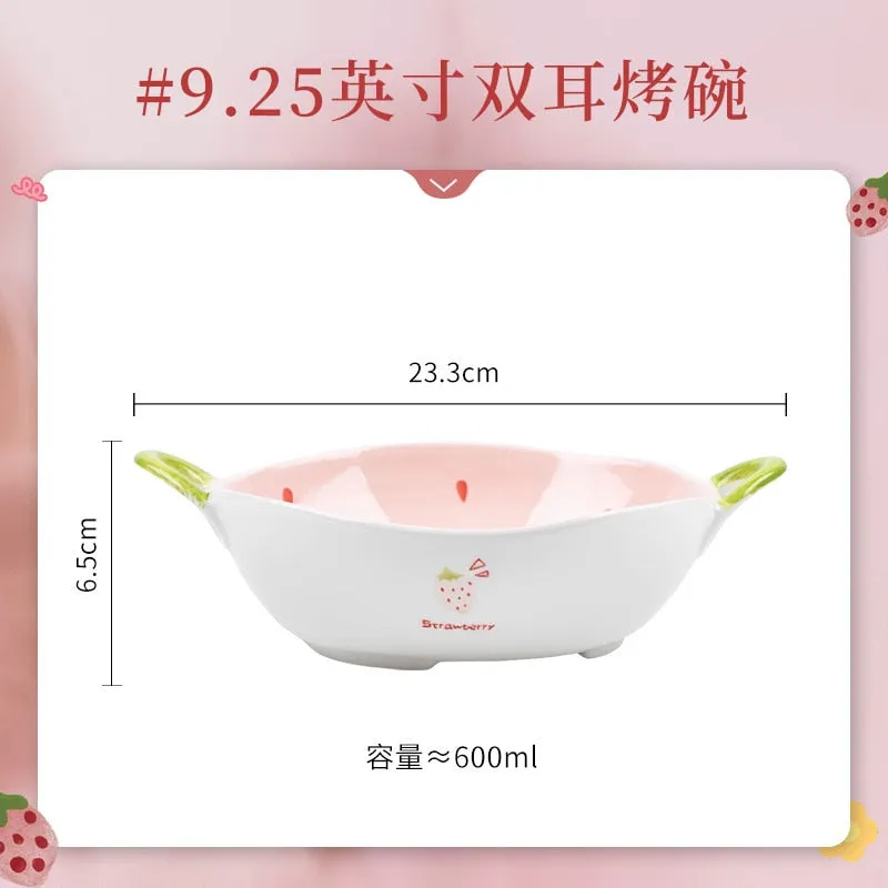 Strawberry Ceramic Tableware