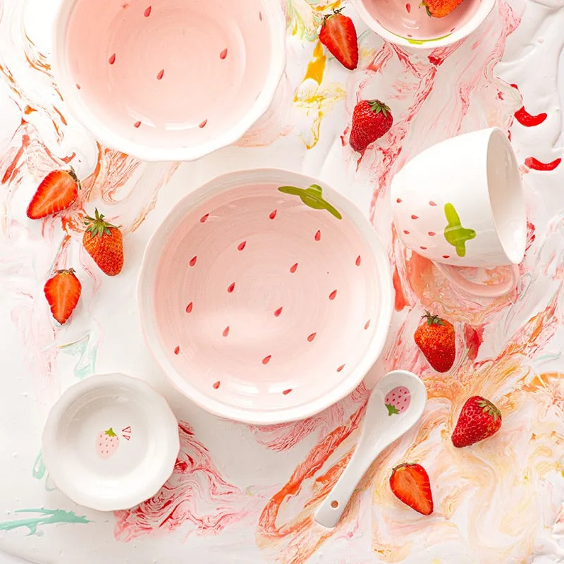 Strawberry Ceramic Tableware