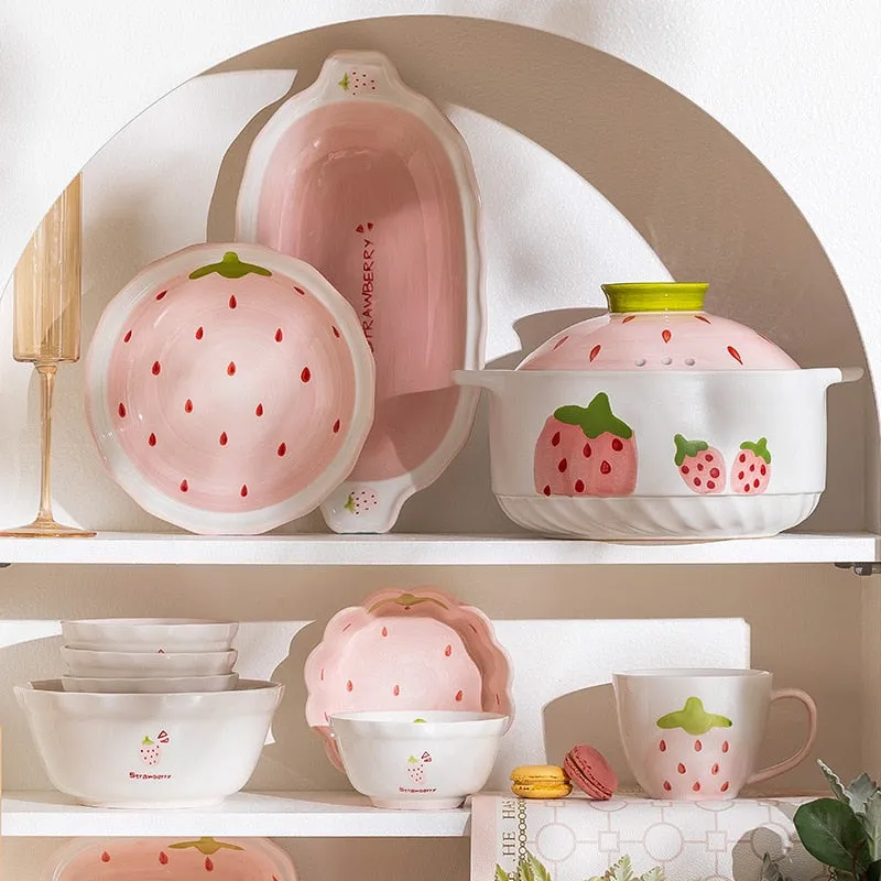 Strawberry Ceramic Tableware