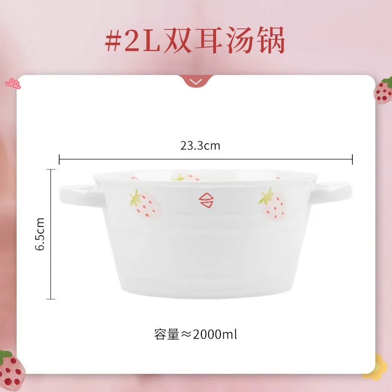 Strawberry Ceramic Tableware