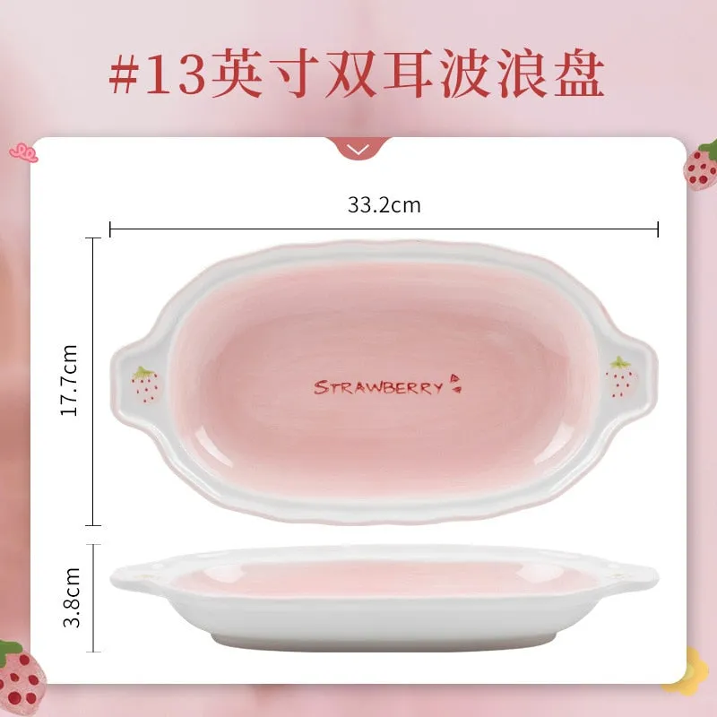Strawberry Ceramic Tableware