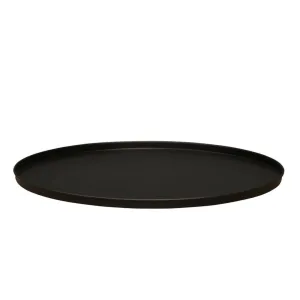 Studio Black Round Ottoman Tray