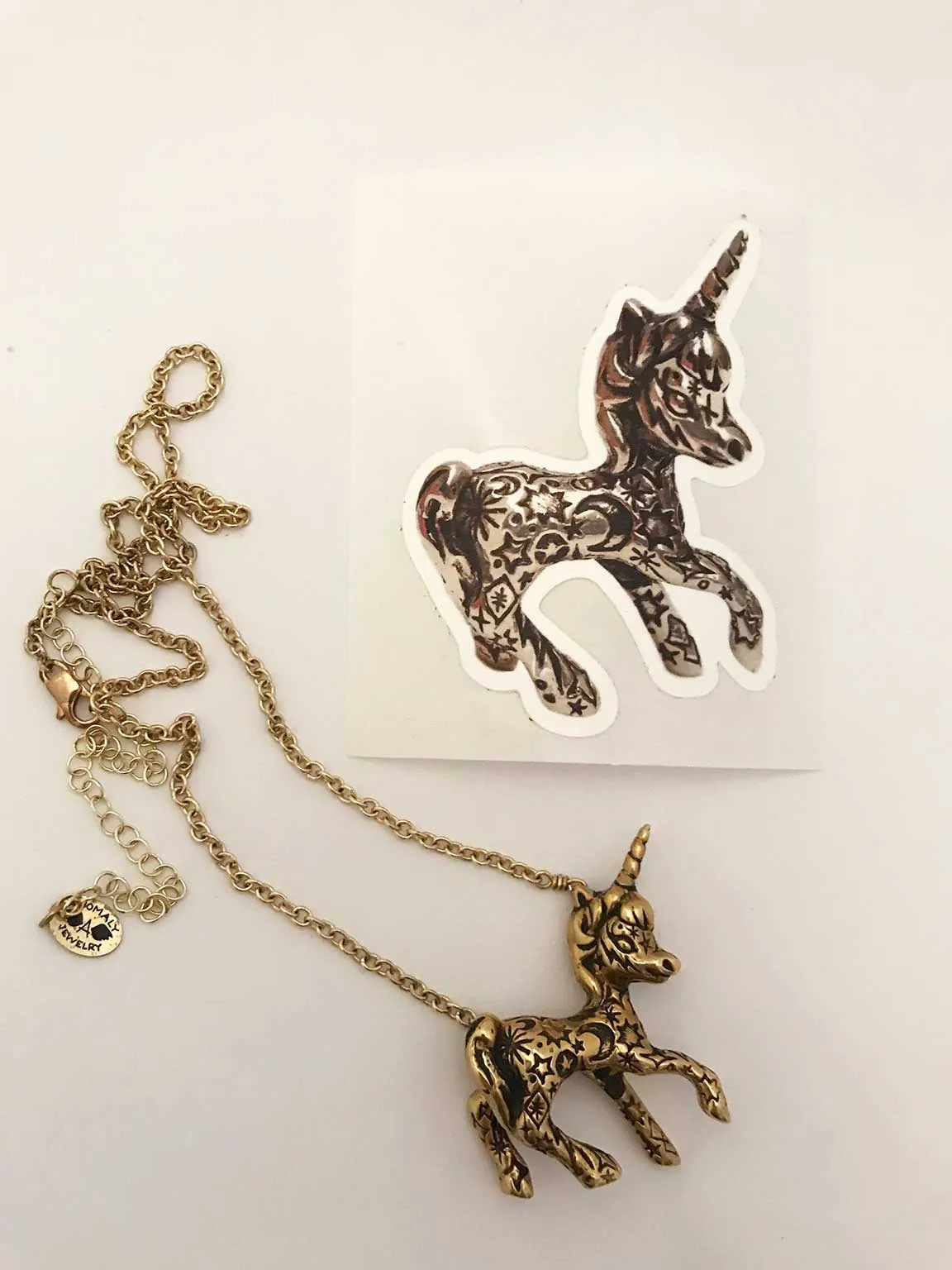 Tatted Unicorn STICKER