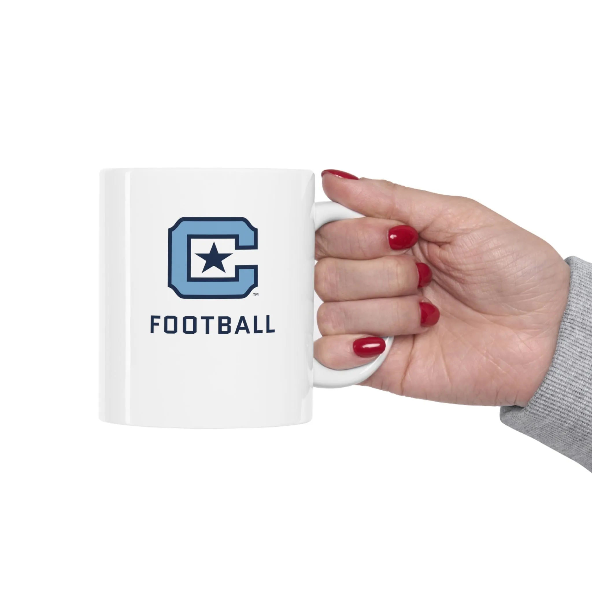 The Citadel Block C Logo, Sports Football, Ceramic Mug 11oz