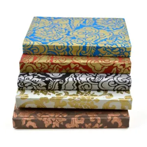Tibetan Pema Large Hardcover Notebooks, Mixed Blank - Assorted Colours