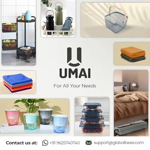UMAI Scented Candles (25Hrs Burn Time) Teak Wood Scented Candles for Gift | Scented Candles for Home Decor | Scented Candles for Bedroom Bathroom | Home Decor Items | Aroma Candle
