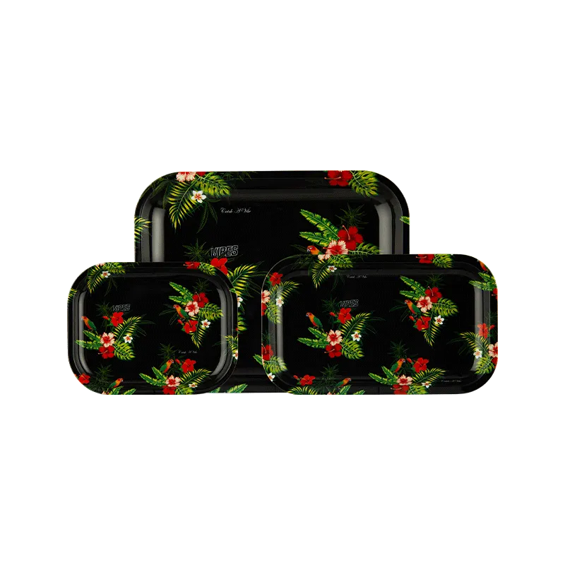 VIBES Floral Aluminum Tray