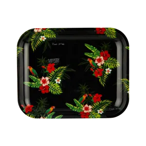 VIBES Floral Aluminum Tray