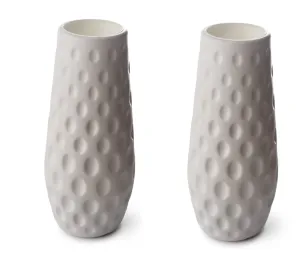 White Colored Vase for Your Flowers, Home Decor,Real Flowers Home Decor,Plastic (White, 2)