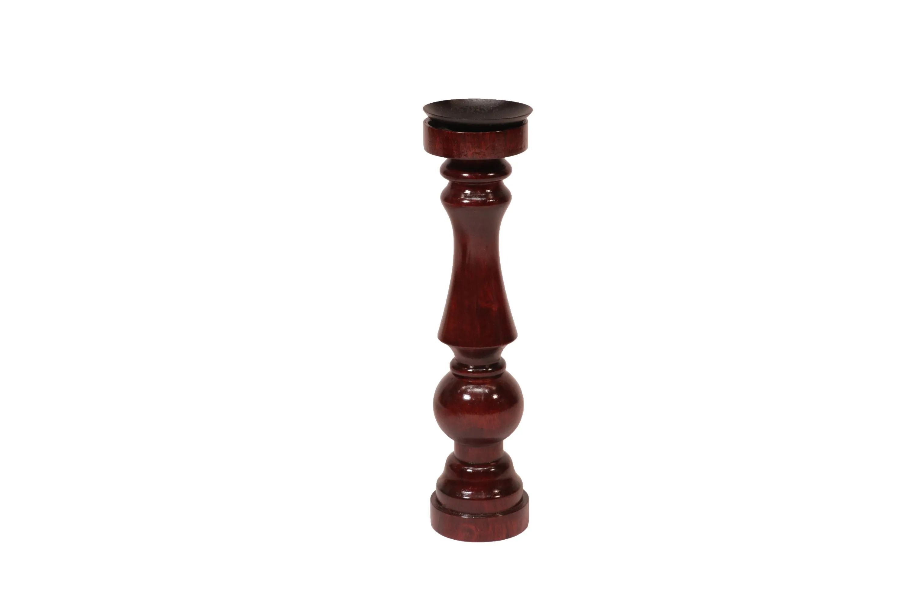 Wooden Risen Sun Candle Holder