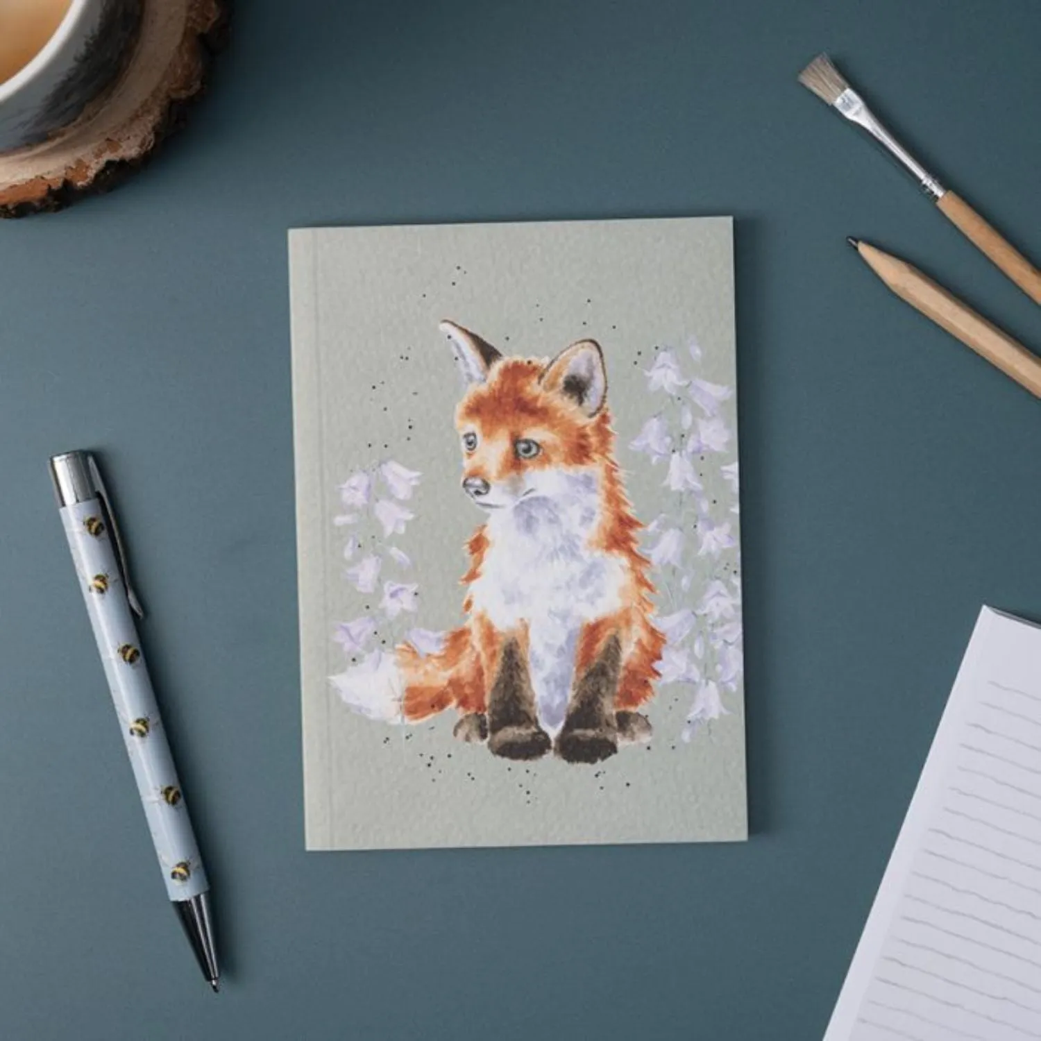 Wrendale A6 Contemplation Fox Notebook