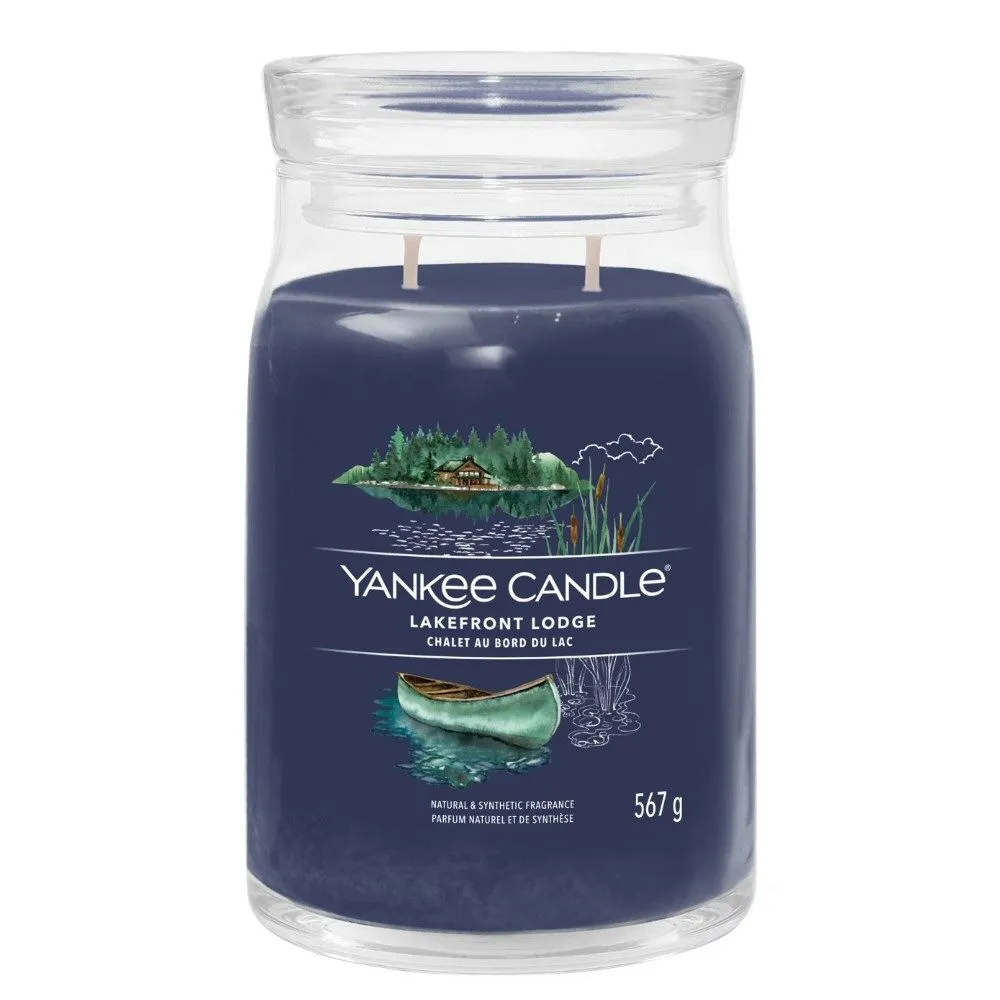 Yankee Candle 567g Lakefront Lodge Signature Large Jar Candle