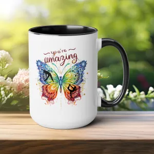 You're amazing Yoga Coffee Mug, Cute Yoga Coffee Mug, Yoga lovers Coffee Mug, Yoga Instructor Gift, Gift For Yoga lover, Gift For Yogi.