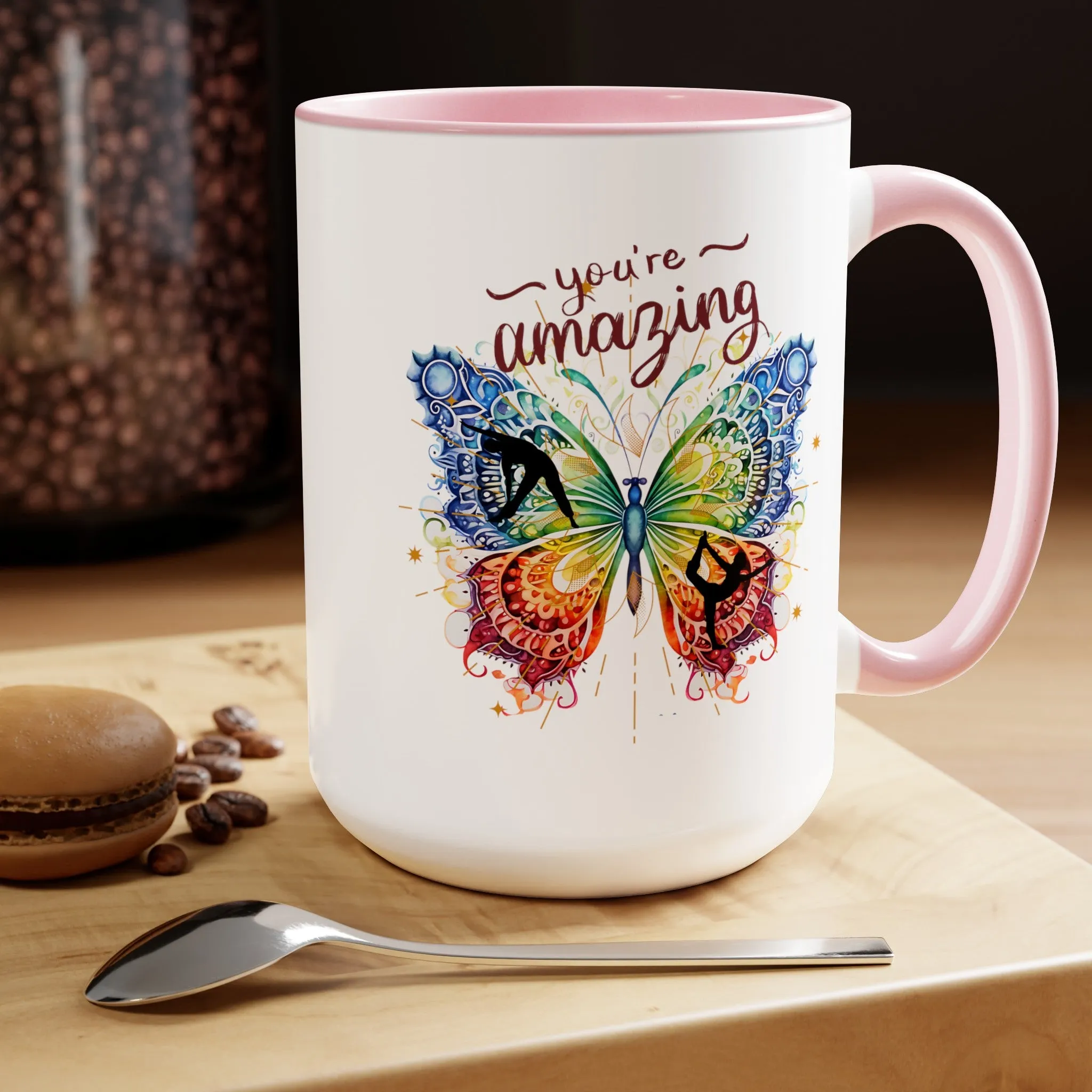 You're amazing Yoga Coffee Mug, Cute Yoga Coffee Mug, Yoga lovers Coffee Mug, Yoga Instructor Gift, Gift For Yoga lover, Gift For Yogi.